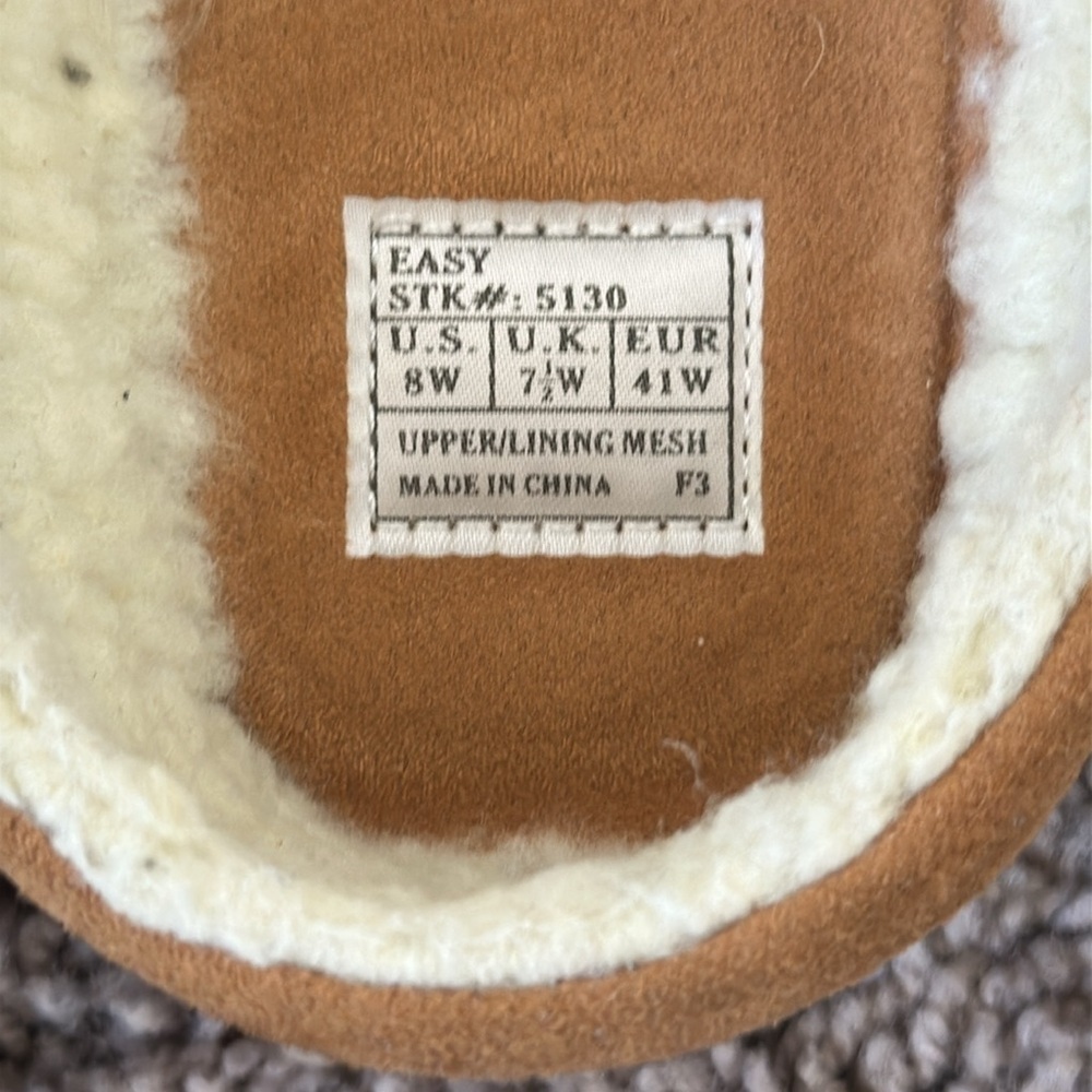 Dr.Comfort Men's Easy Therapeutic Slippers Camel Size 8 Wide - Picture 15 of 15